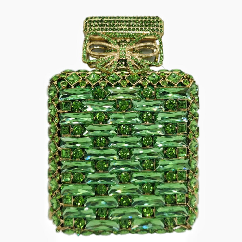 Minaudière Flacon de Minuit – Sac bijou en cristaux