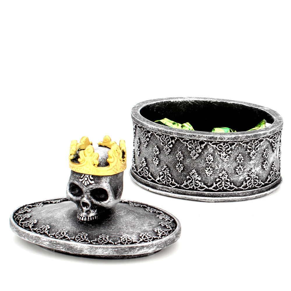 The Frozen King's Reliquary — Crowned Skull Coffer