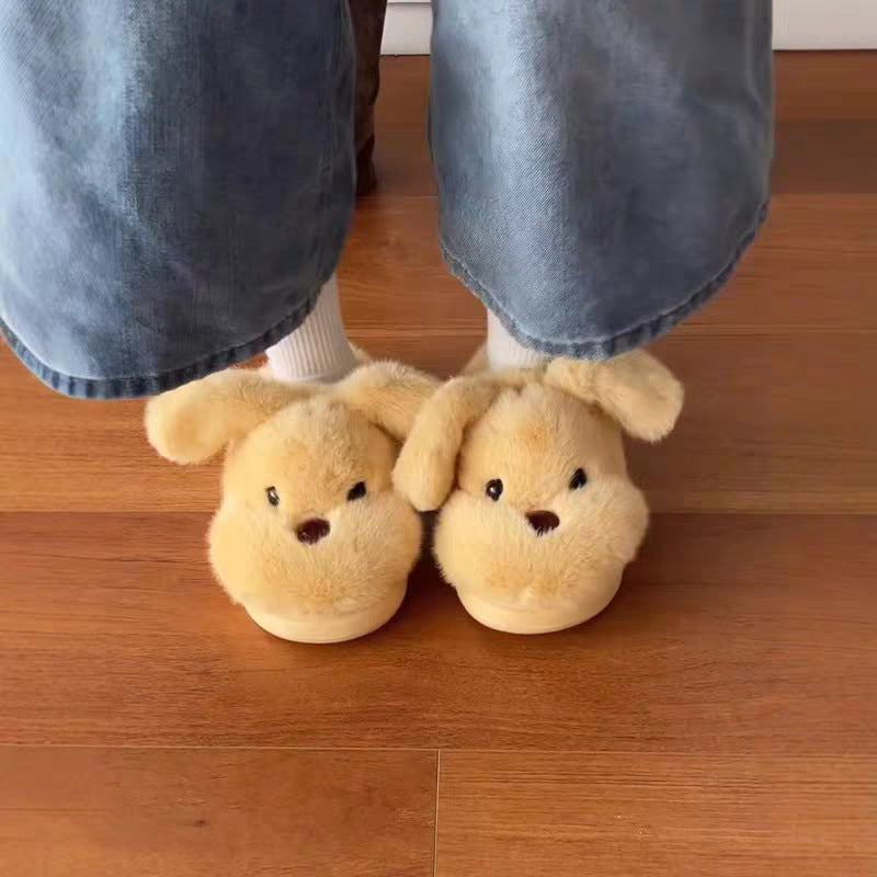 Chaussons Chien Cocooning Femme – Douceur d’Hiver