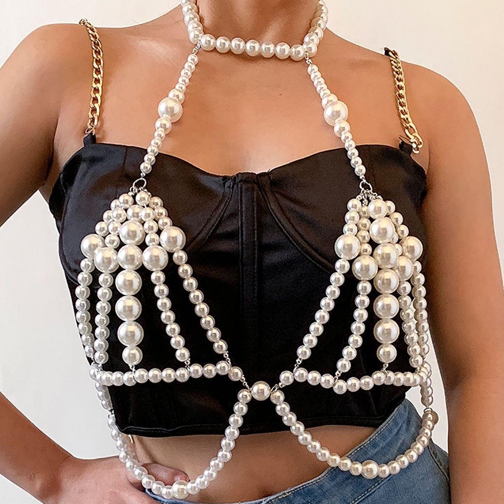 Parure de Corps Perles de Minuit – Boudoir des Ombres