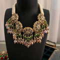 Parure des Oracles d’Abysses – Collier & Boucles Baroques