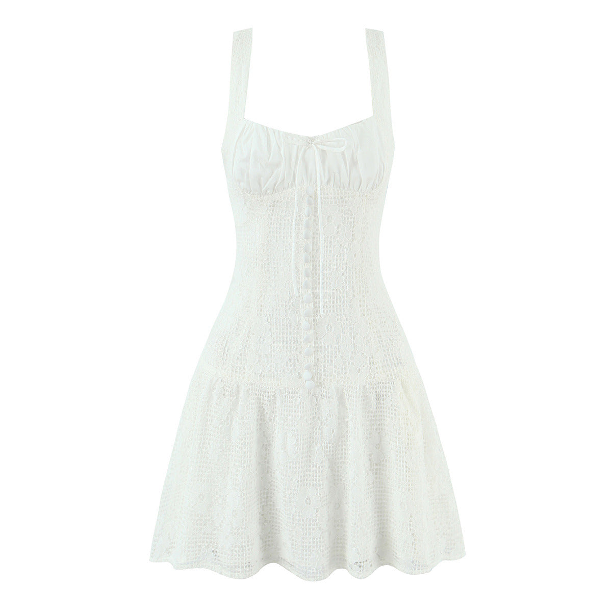 Robe Blanche Broderie Anglaise Bohème – Gypsy Witch
