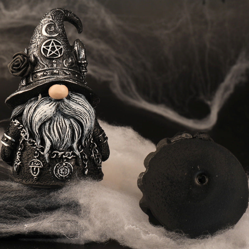 Le Gardien de Salem — Figurine Sorcier Gothique