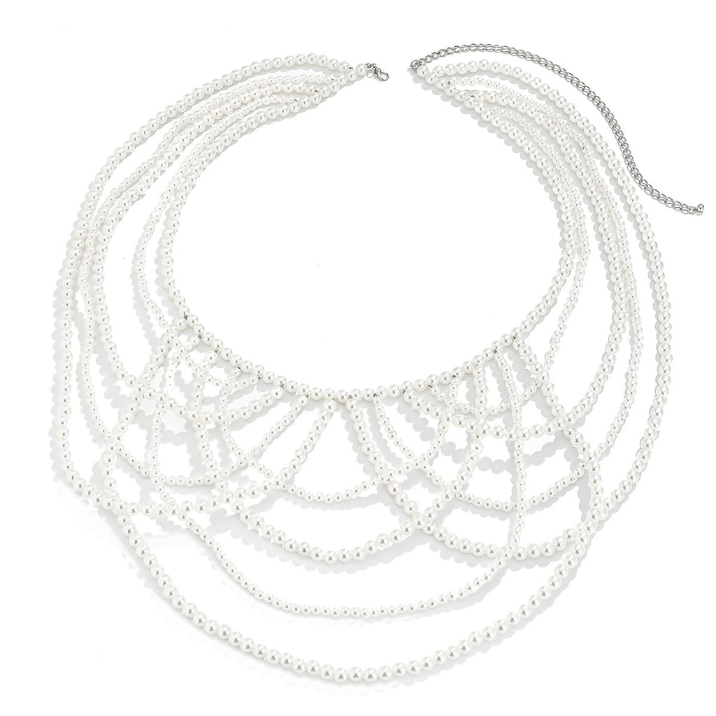 Parure Papillon du Boudoir – Chaîne de Corps Perlée