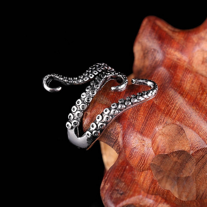 L’Étreinte des Abysses — Bague Tentacules