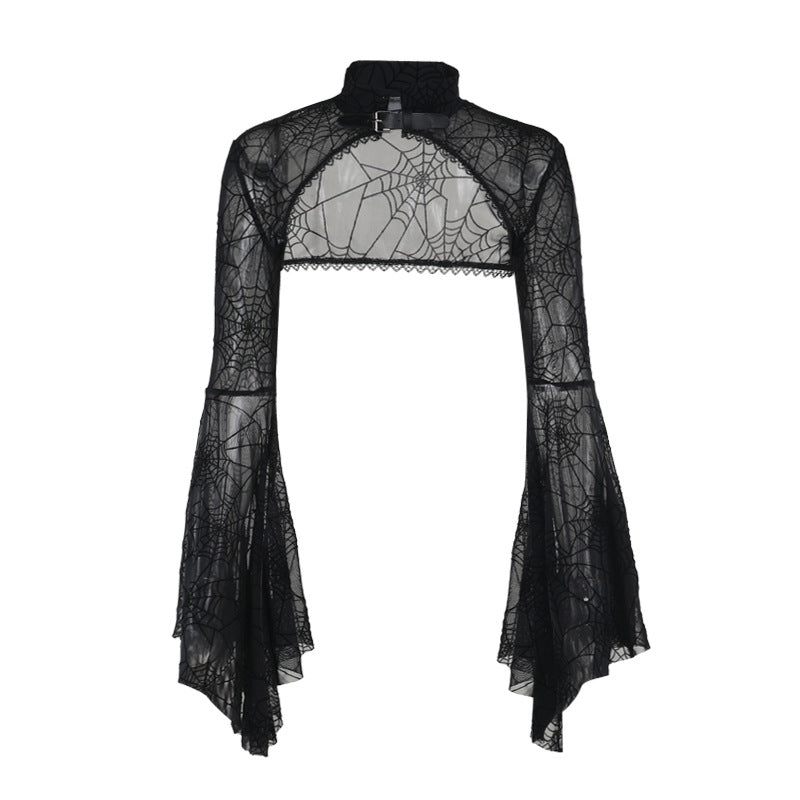 Robe Gothique Noire & Boléro Chauve-Souris