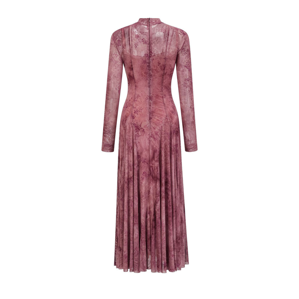 Robe Longue Florale — L’Herbière des Ombre