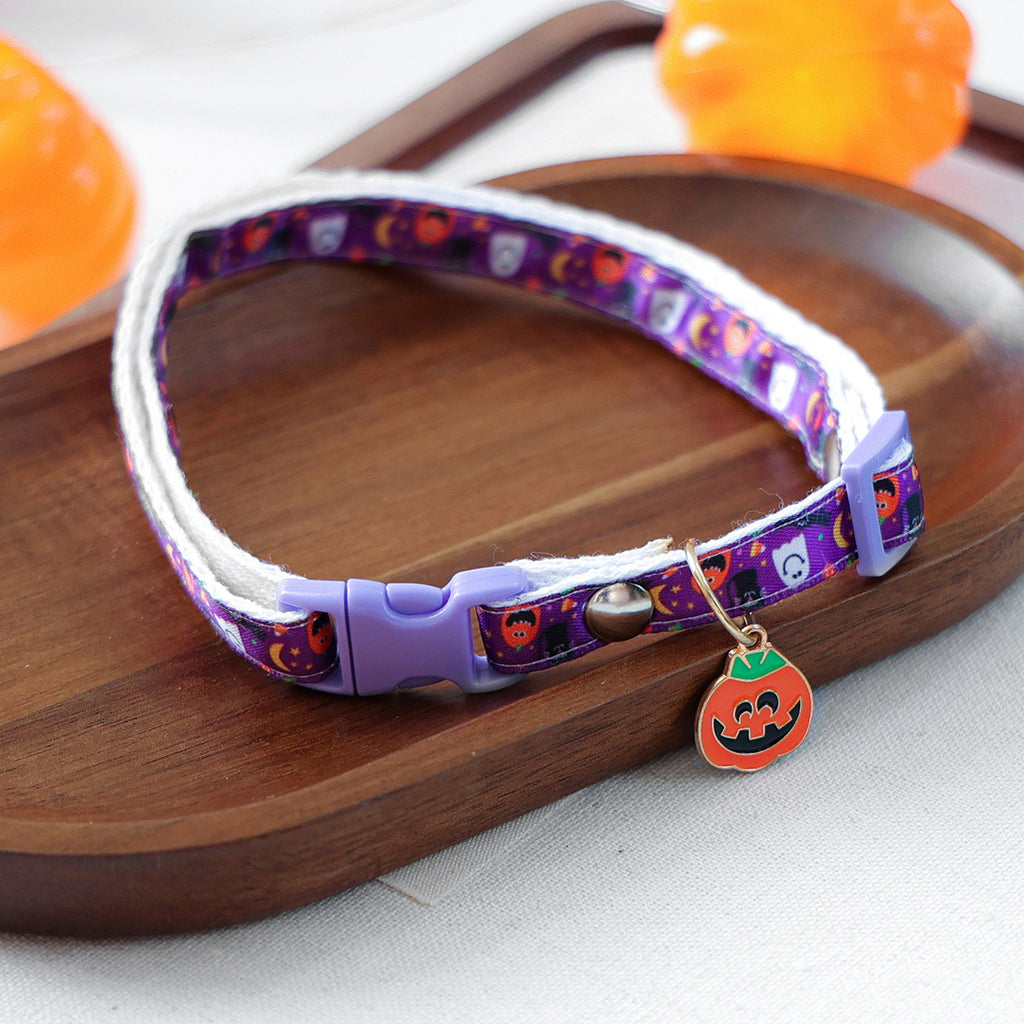 🎃 Salems kleiner Vertrauter — Halloween-Halsband für Katze & Hund