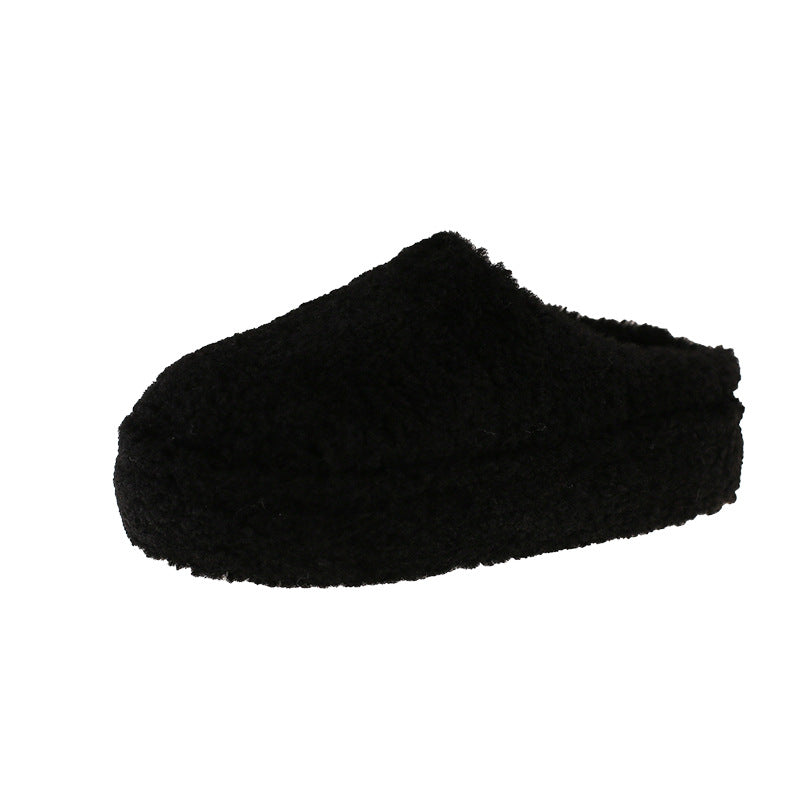 Mules Fourrées Velours des Ombres