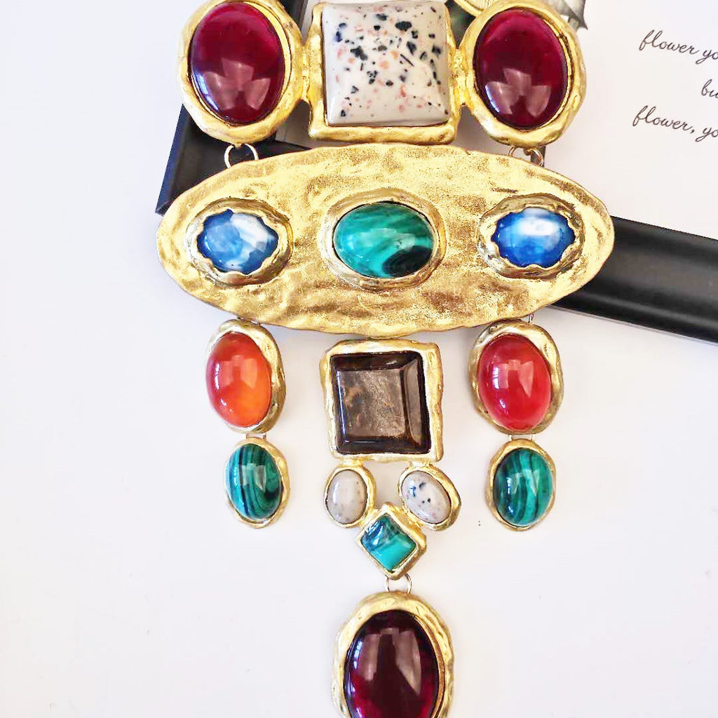 Le Trésor de la Bohémienne — Collier Baroque Multicolore