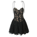 Robe Nocturne du Chapiteau — Dentelle Noire