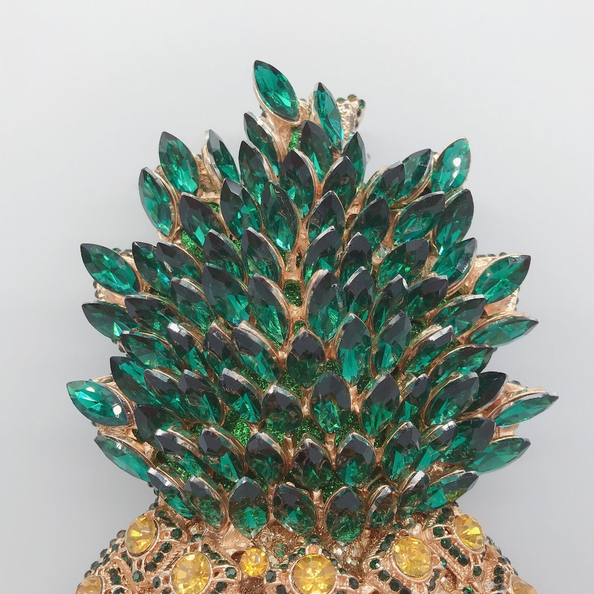 Minaudière Ananas Cristallisée – Sac Bijou de Soirée