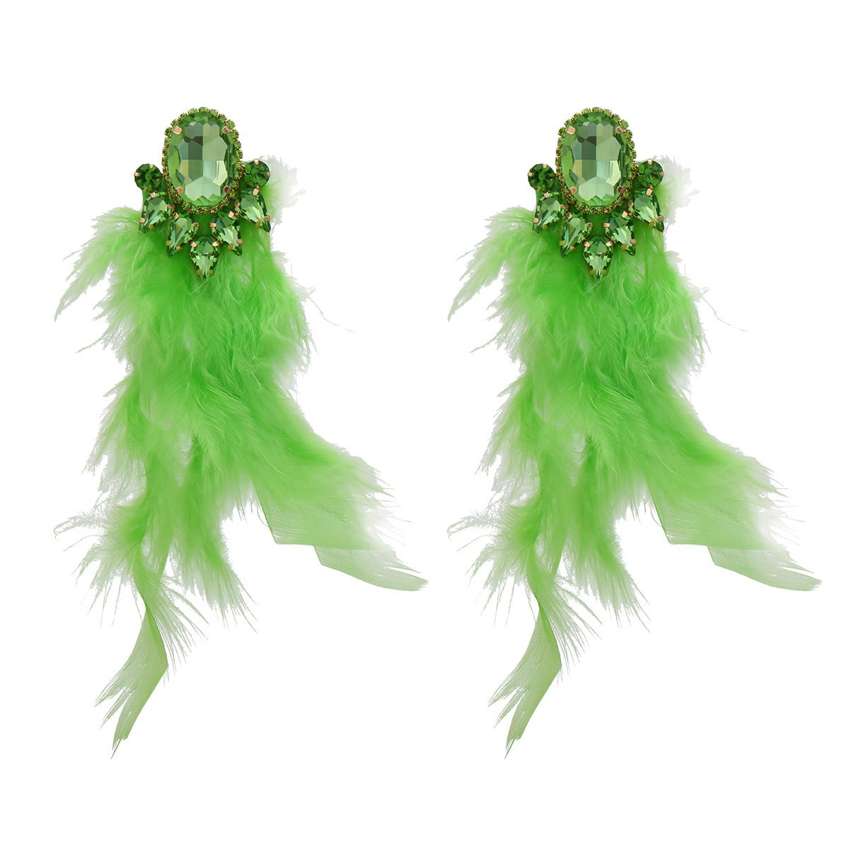 Boucles d’Oreilles Plumes Rituel de Bourbon Street