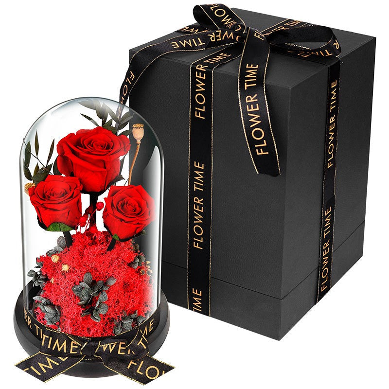 La Rose des Noces Éternelles — Rose sous Cloche