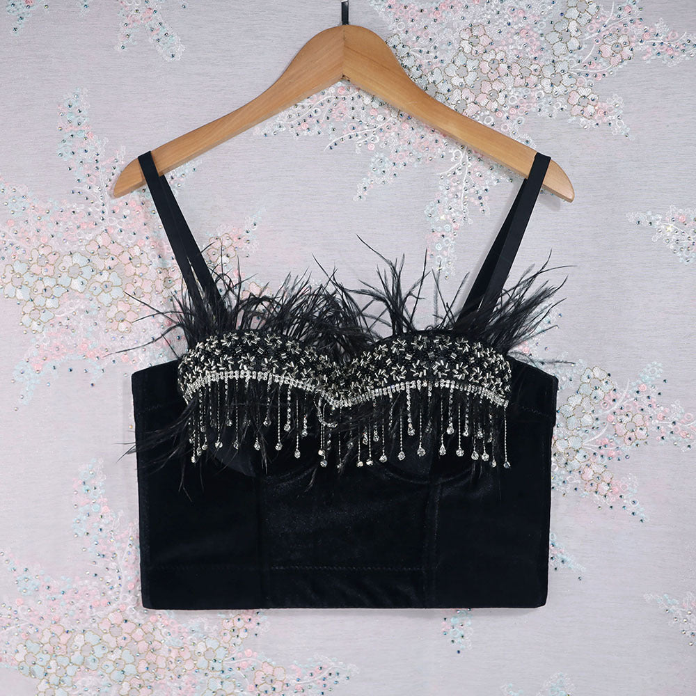 Bustier Éclat du Cabaret – Sequins & Baleines