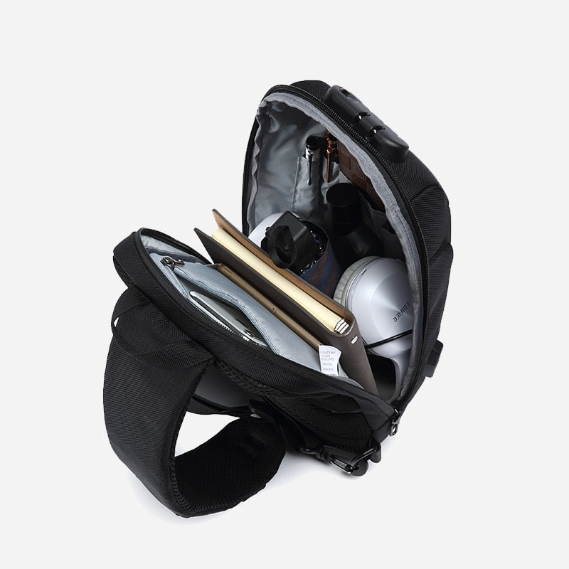Sac Crossbody Homme Shadow Transit – Antivol & Imperméable