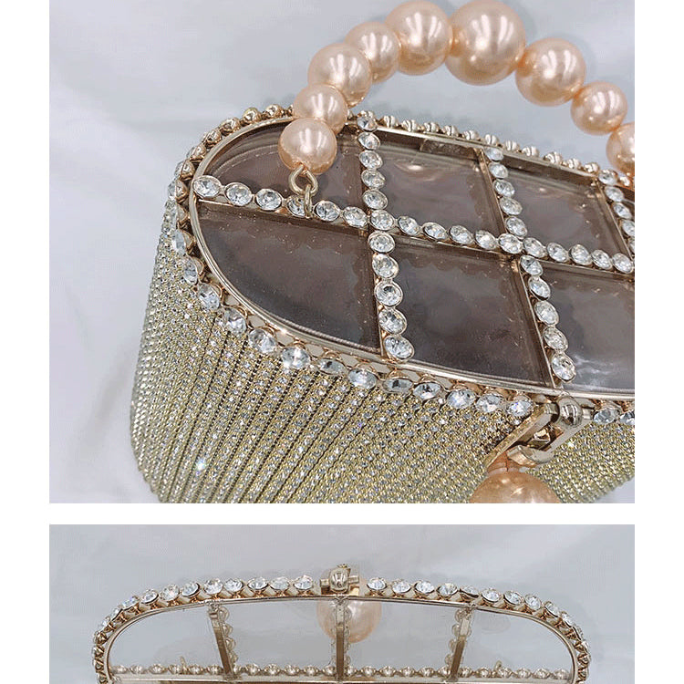 Minaudière Perles des Profondeurs – Sac Bijou Nacré