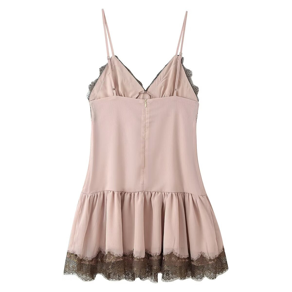 Robe Dentelle Rosée – Le Secret du Boudoir