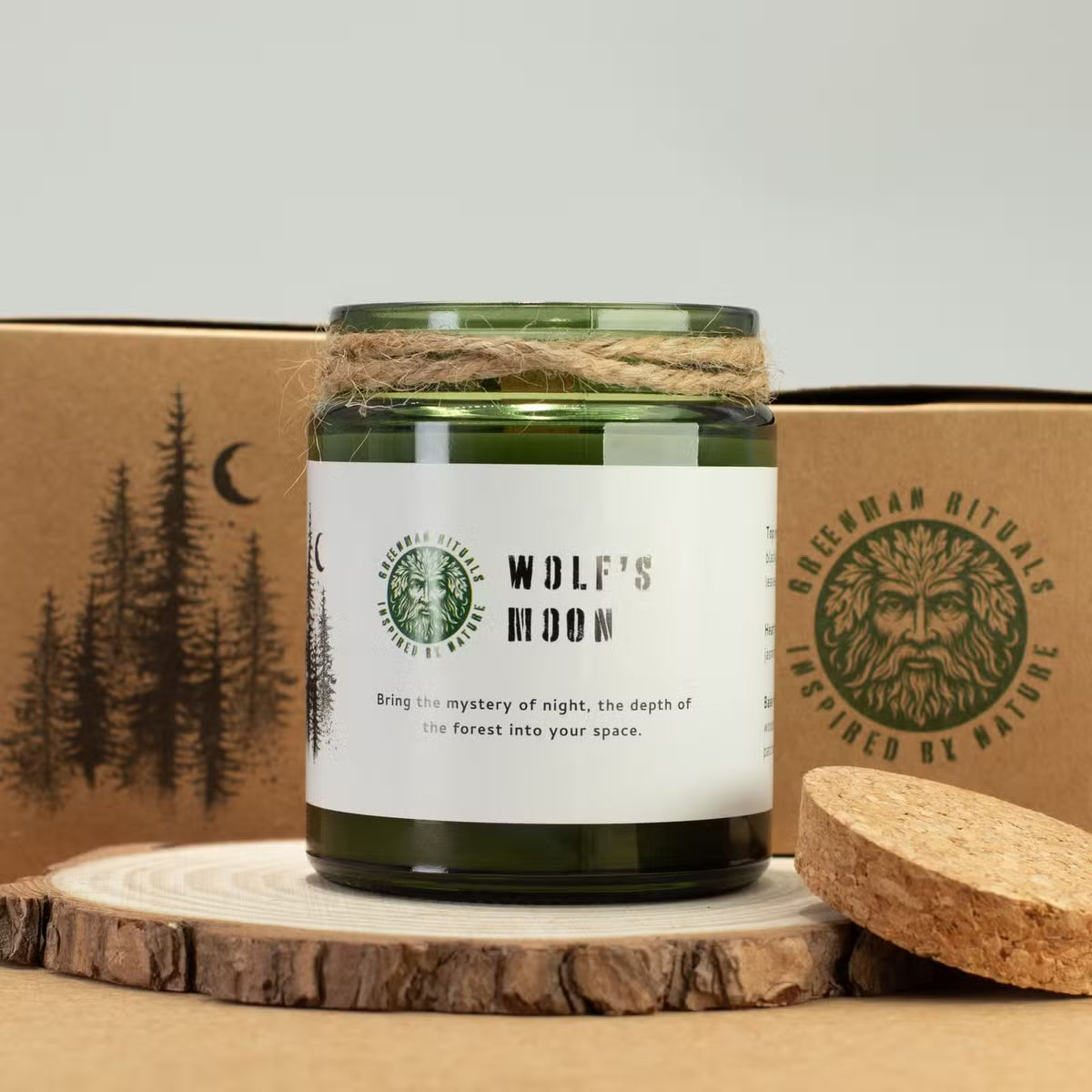 Lune des Loups – Bougie Soja Rituelle
