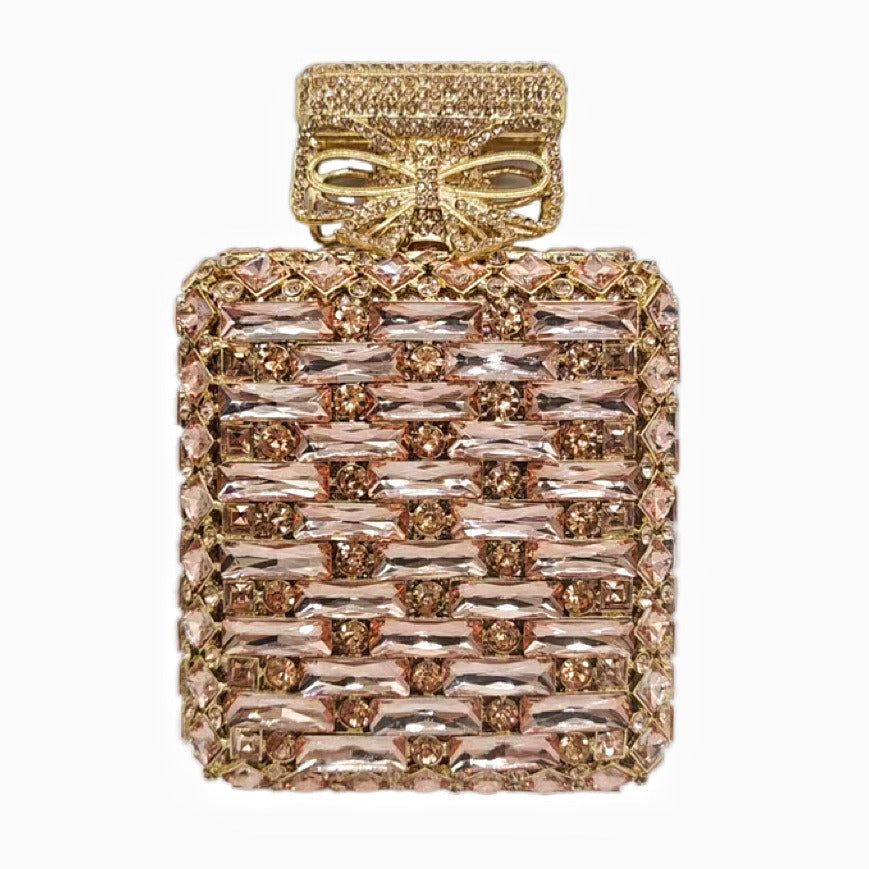 Minaudière Flacon de Minuit – Sac bijou en cristaux
