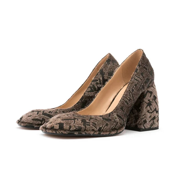 🐆 Escarpins Fauve Nocturne – Léopard à Talon Sculpté