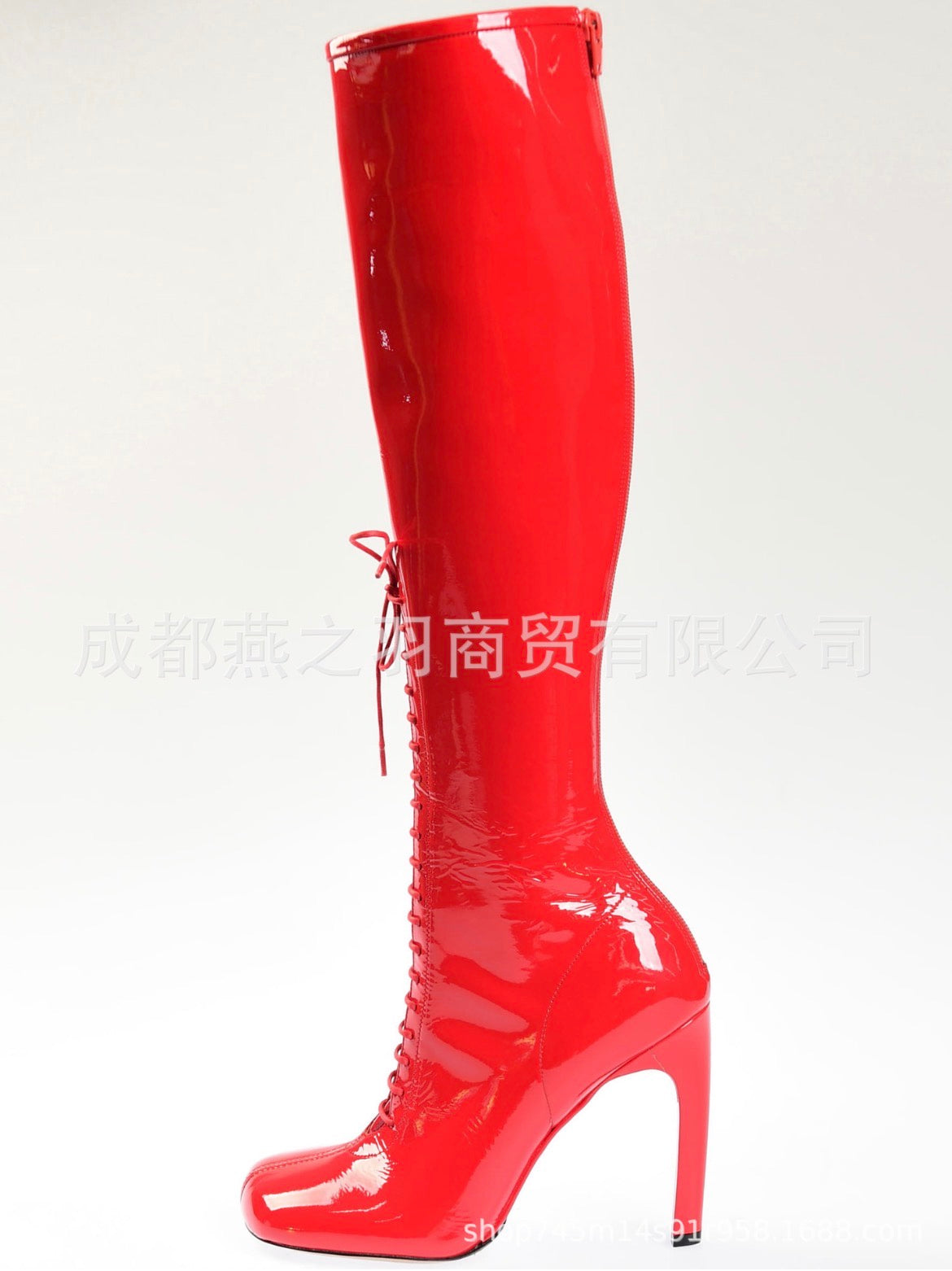 Bottes Vertige du Boudoir – Talons Hauts & Laçage