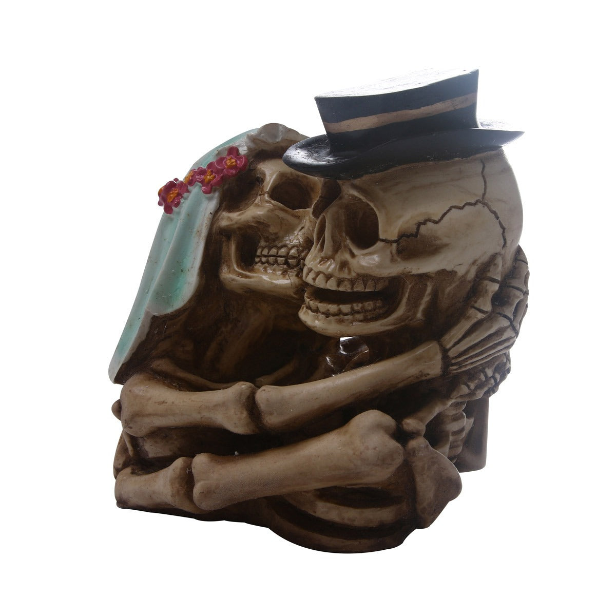 💀 Les Amants de l’Au-Delà – Figurine Vaudou en Résine