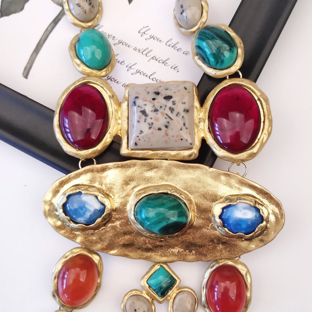 Le Trésor de la Bohémienne — Collier Baroque Multicolore