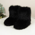 Bottes fourrées d’hiver – Effet fourrure & doublure chaude