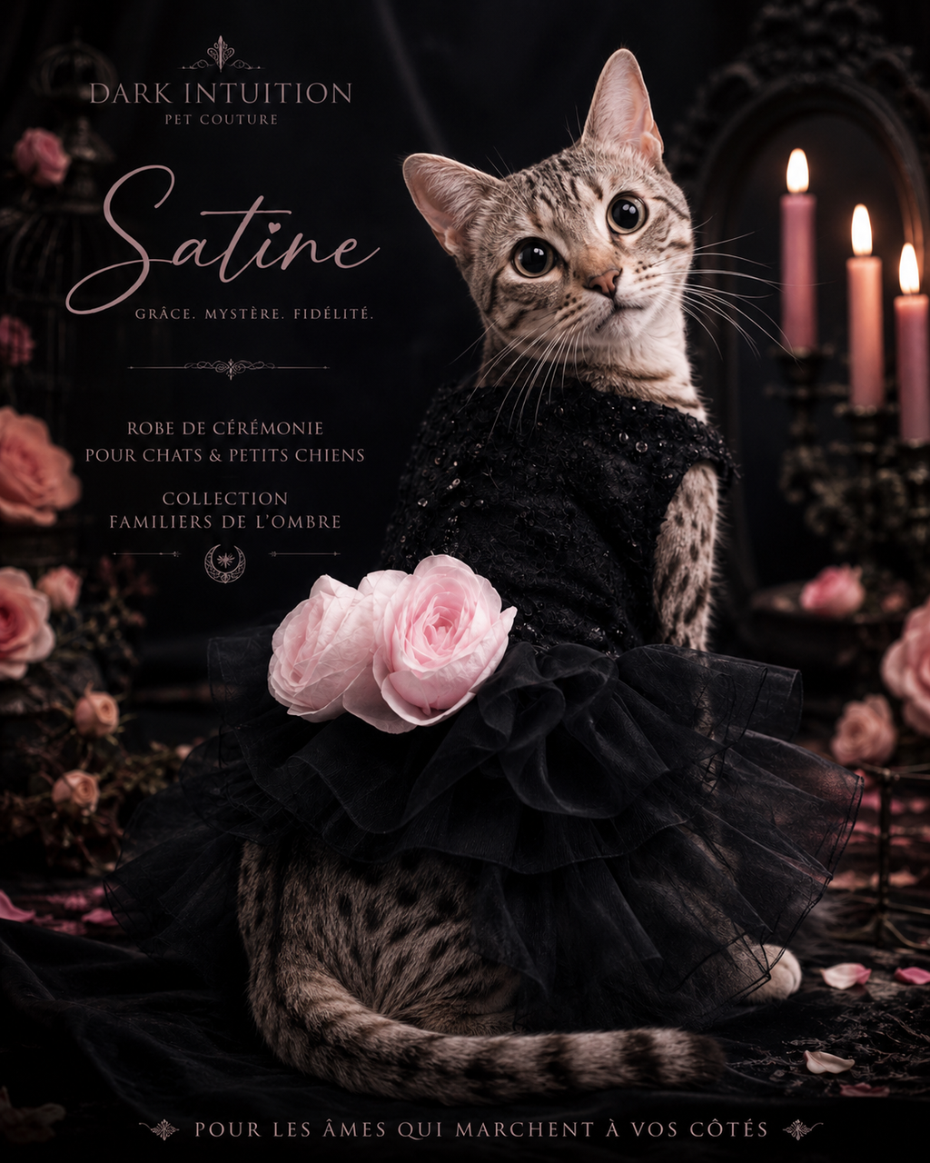 Robe de Cérémonie pour Familier — Princesse des Ombres