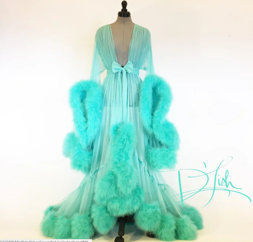 "Midnight Embrace" Long Gothic Negligee