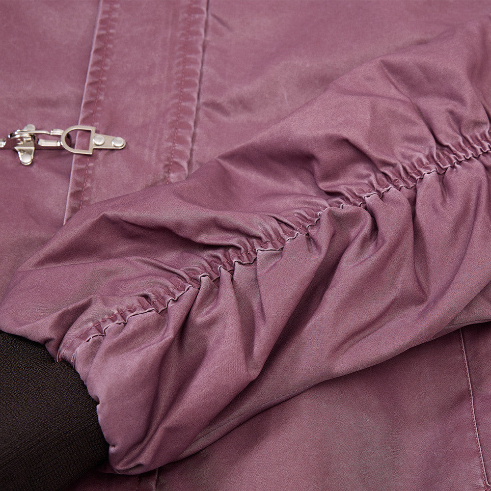 Blouson bomber gothique homme à fermoirs métalliques
