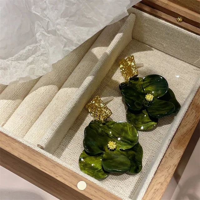 Le Regard des Ombres — Boucles d’Oreilles Œil & Perles