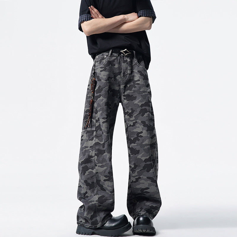 Pantalon Camouflage Loose Homme – Shadow Camo