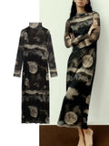 🌕 Sous la Pleine Lune — Robe Longue Mystique