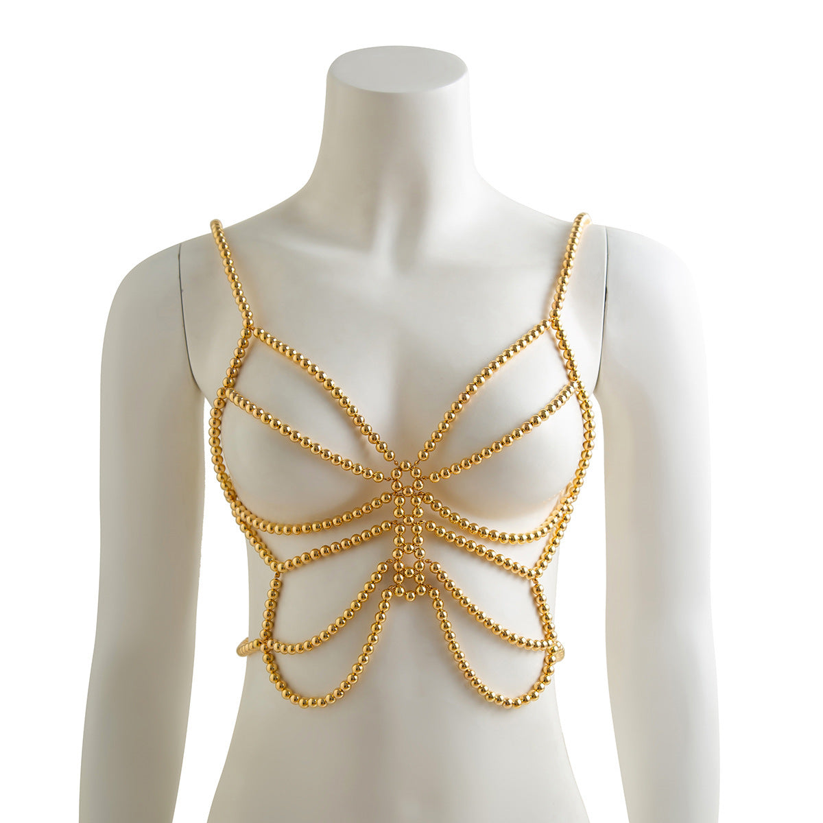 Parure Papillon du Boudoir – Chaîne de Corps Perlée