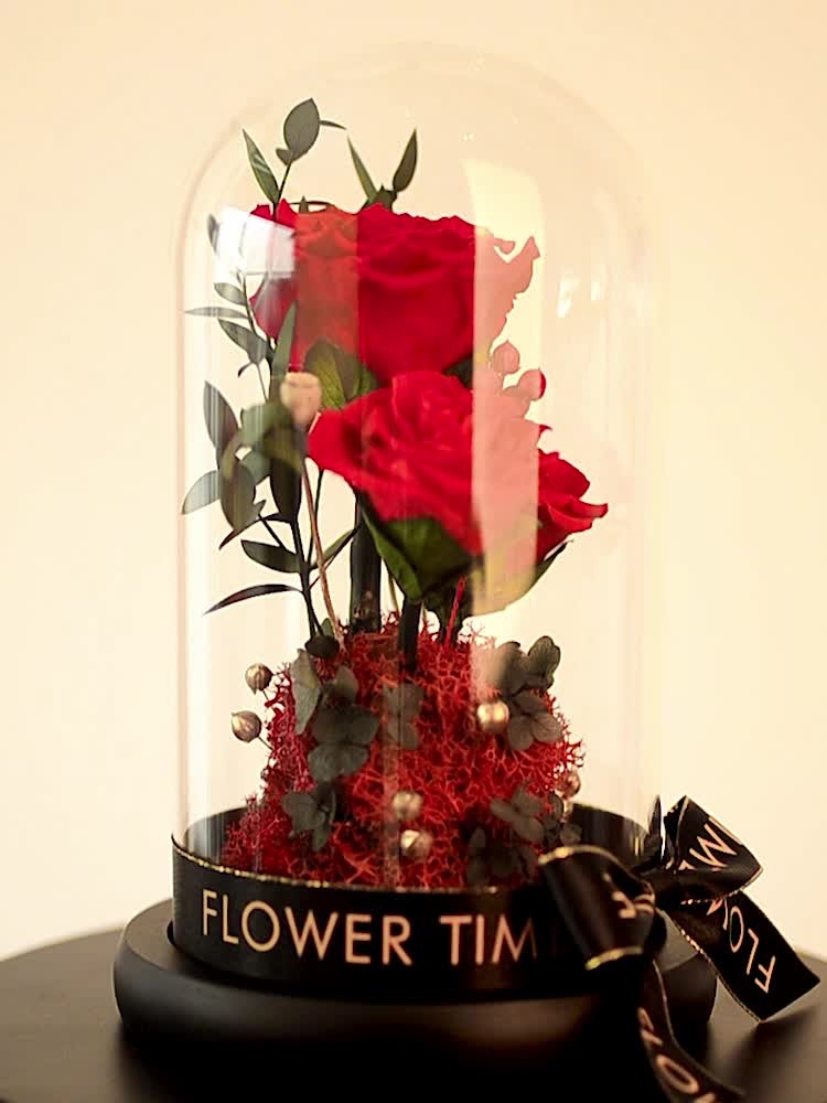 La Rose des Noces Éternelles — Rose sous Cloche
