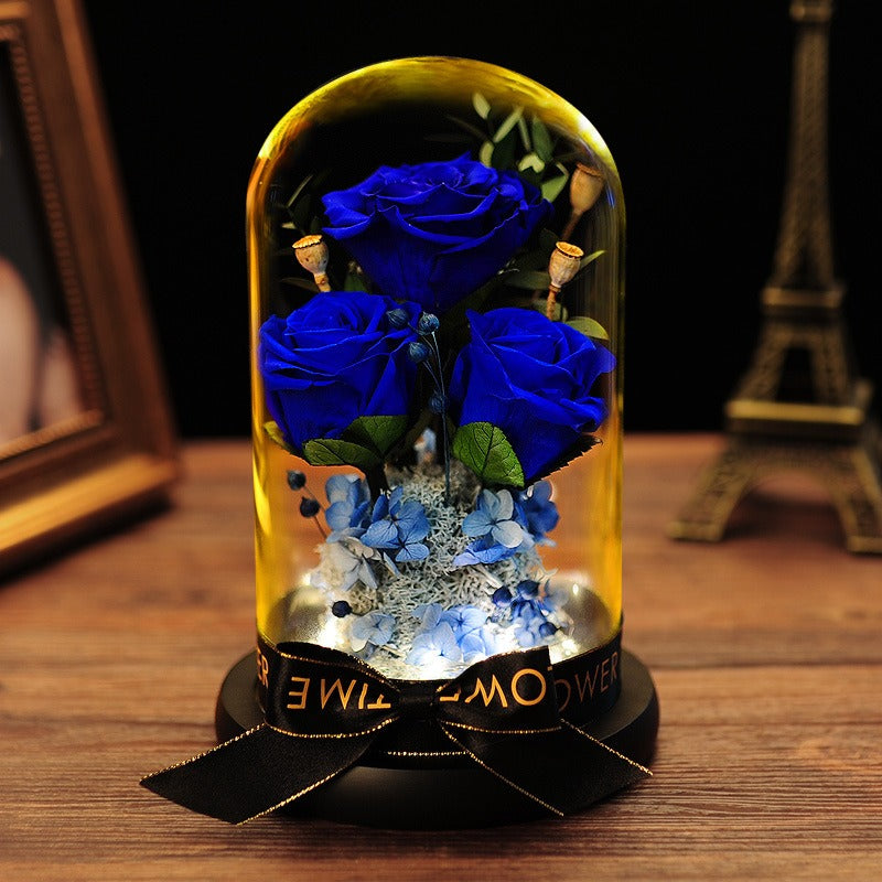 La Rose des Noces Éternelles — Rose sous Cloche