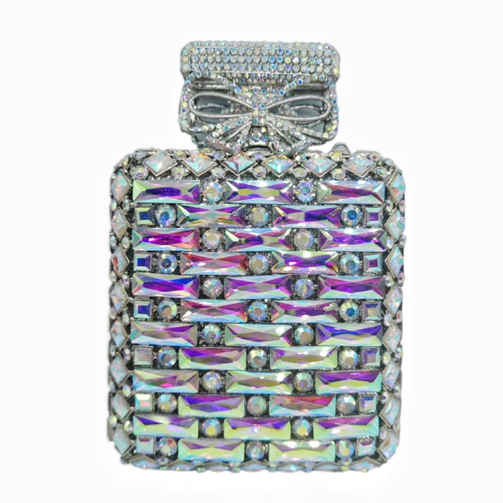 Minaudière Flacon de Minuit – Sac bijou en cristaux
