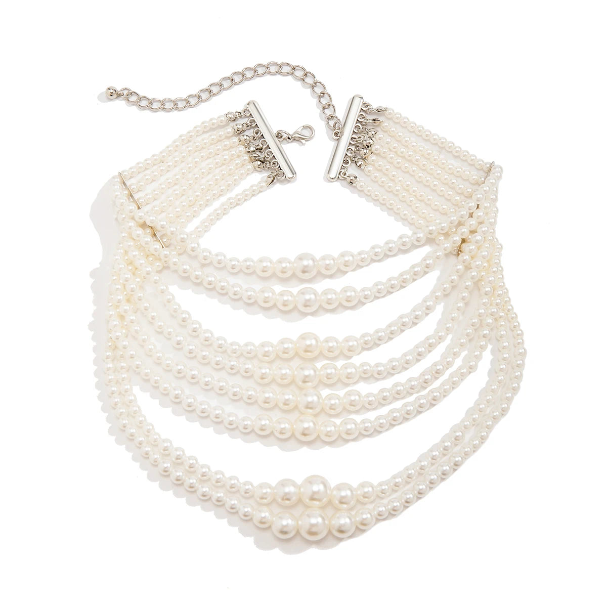 Collier de la Souveraine des Glaces – Perles Baroques
