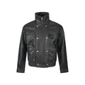 Blouson Nocturne Homme à Col Montant – Héritier des Ombres