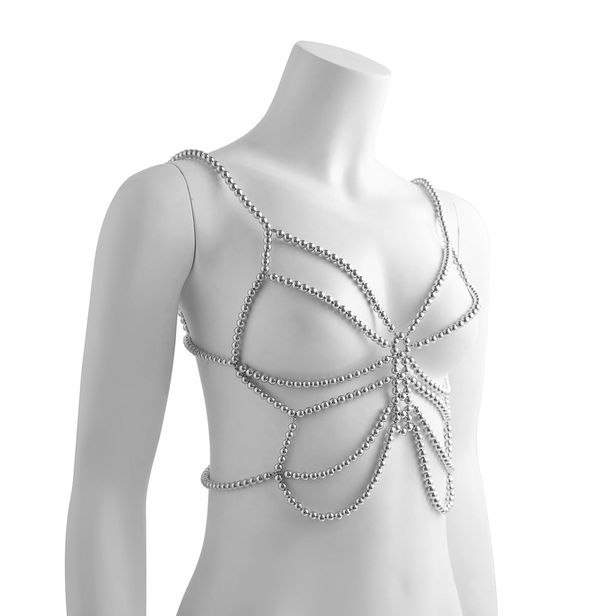 Parure Papillon du Boudoir – Chaîne de Corps Perlée
