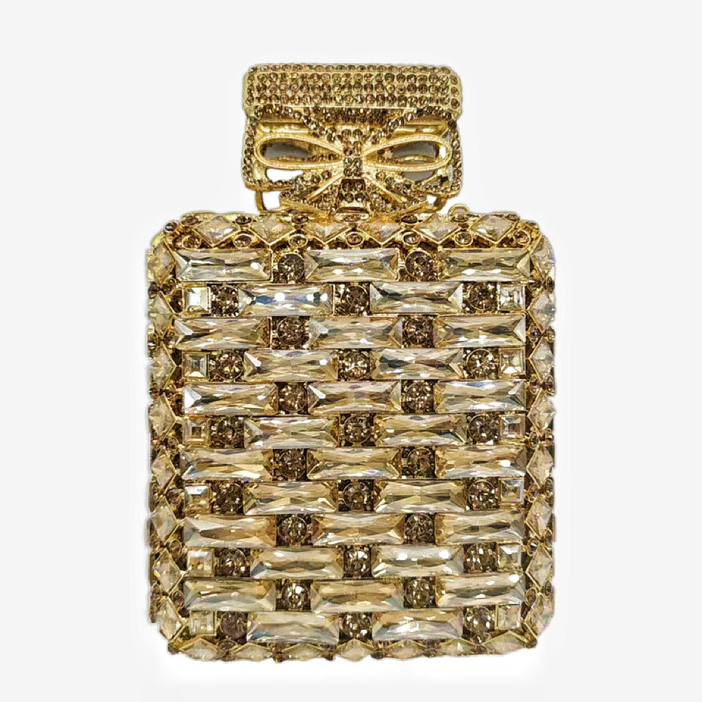 Minaudière Flacon de Minuit – Sac bijou en cristaux