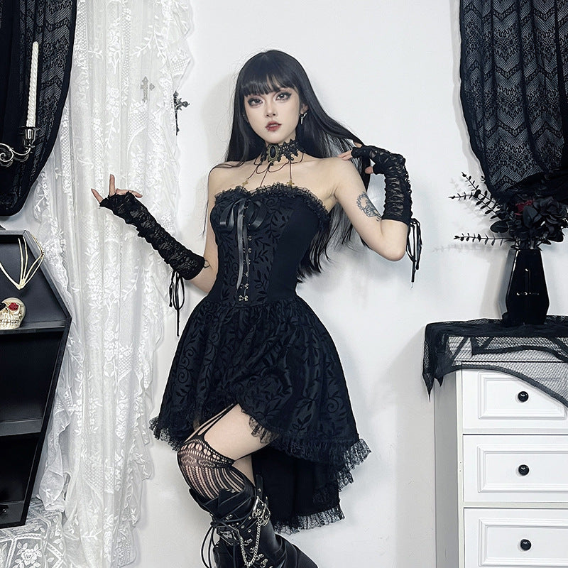 Robe Corsaire des Abysses – Corset & Dentelle Noire
