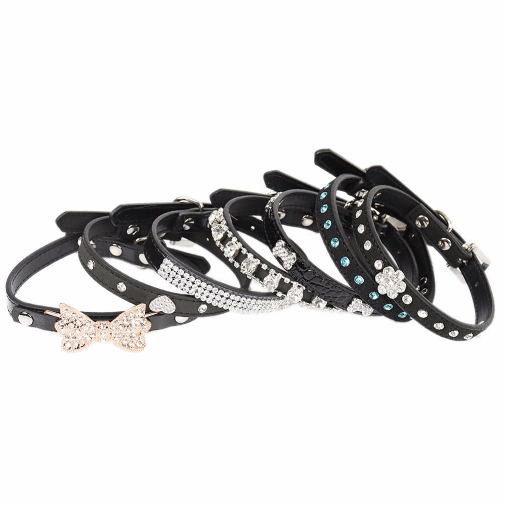 Éclat du Familier — Collier pour Chat à Strass