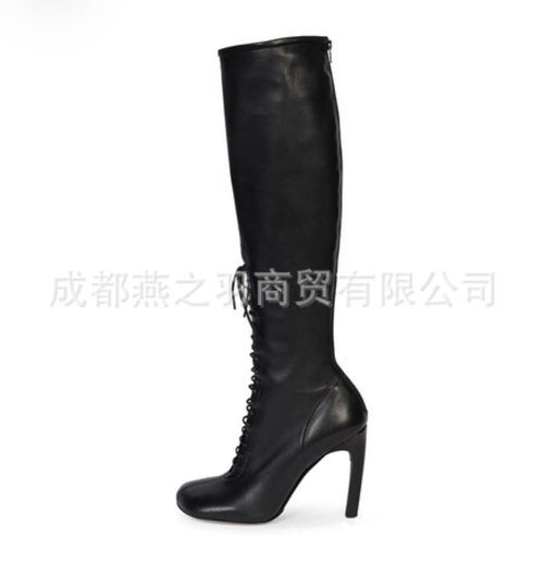 Bottes Vertige du Boudoir – Talons Hauts & Laçage