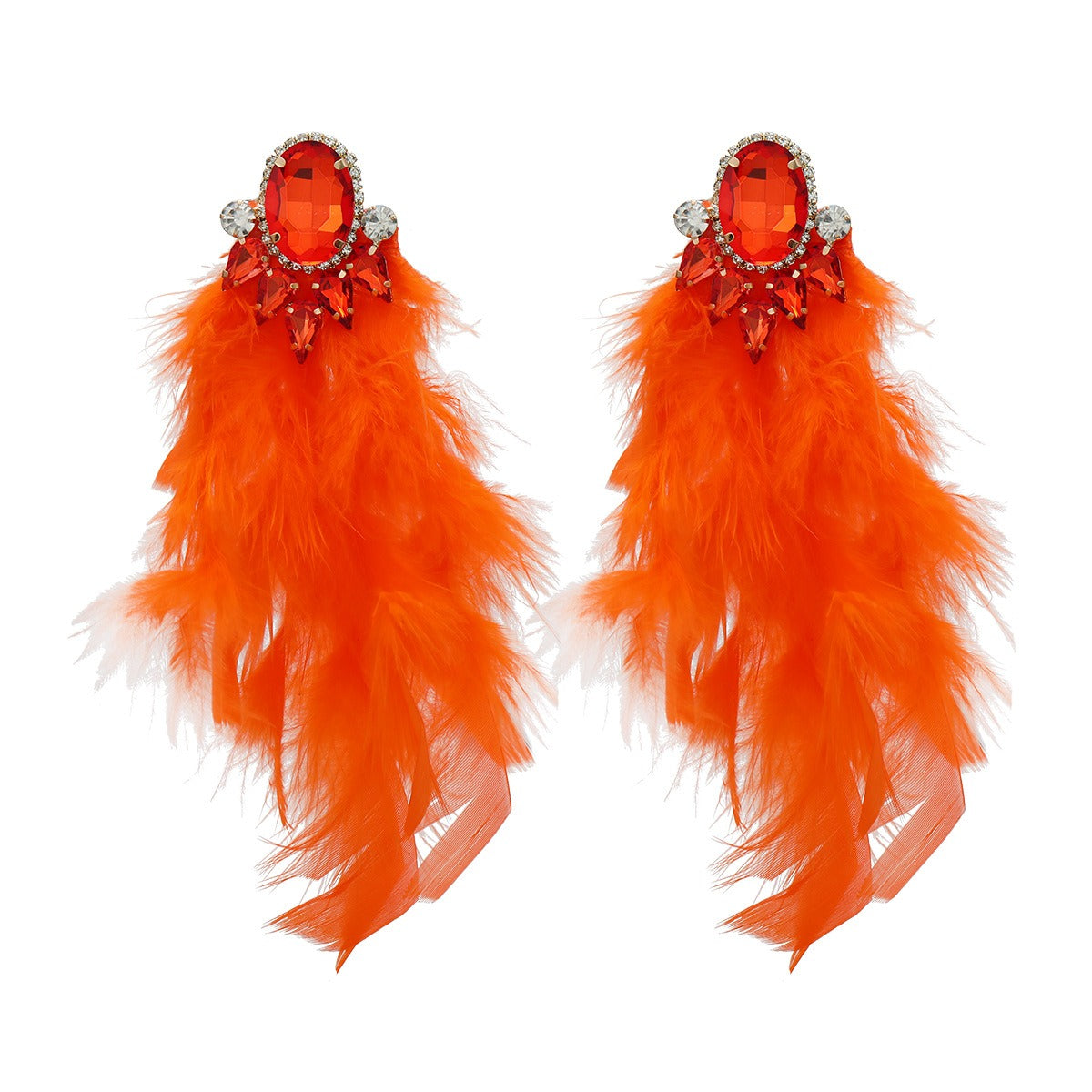 Boucles d’Oreilles Plumes Rituel de Bourbon Street