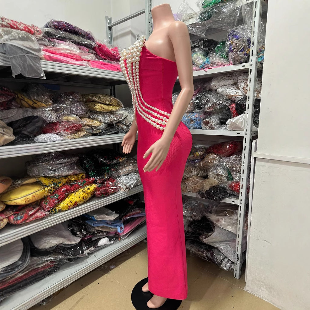 Robe Perles du Boudoir – Silhouette Couture