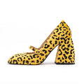 🐆 Escarpins Fauve Nocturne – Léopard à Talon Sculpté