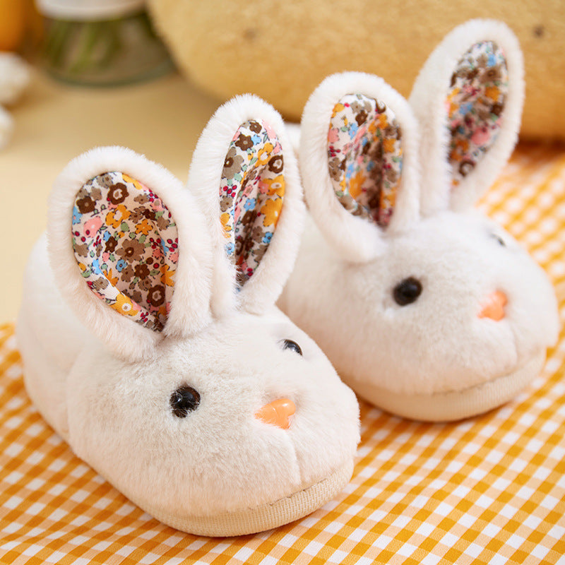 Chaussons Lapin Douillets Enfant – Douceur d’Hiver 🐰❄️